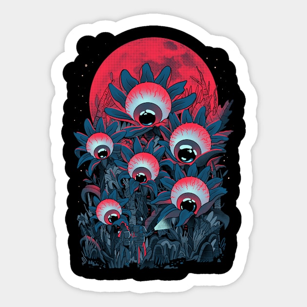 Lurking Forest Sticker by Madkobra